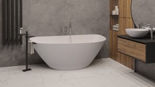 Ванна из искусственного камня Whitecross Topaz 0212.170080.200 170x80см белый матовый